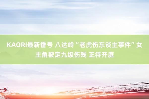 KAORI最新番号 八达岭“老虎伤东谈主事件”女主角被定九级伤残 正待开庭