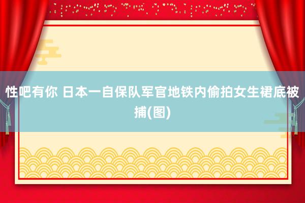 性吧有你 日本一自保队军官地铁内偷拍女生裙底被捕(图)